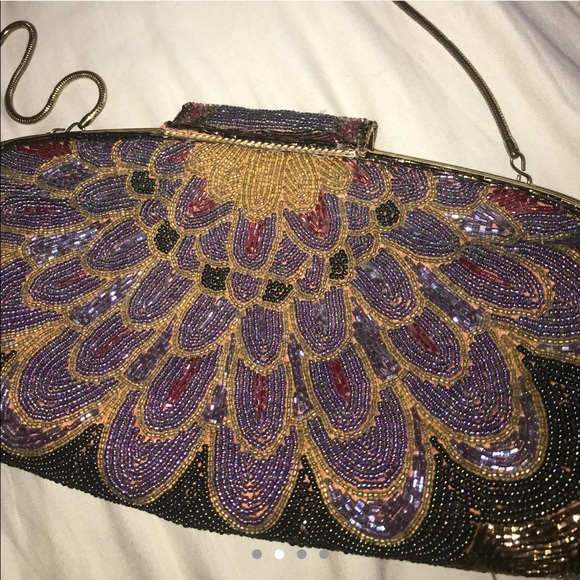 Stunning vintage beaded bag - Picture 2 of 4